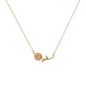 December Birth Flower 3D Pendant Necklace