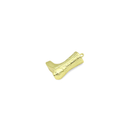 Gold Silver 3D Boots Shape Charm Pendant, Sku#A442