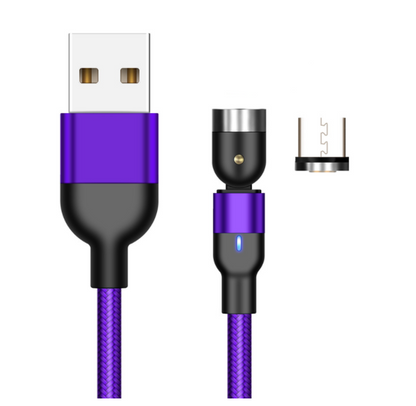 "Essager 360° Rotating Magnetic USB Charging Cable for Android & Apple and Type C