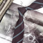Retro Coffee Color Orange Red Striped Tie Hand Hit 8CM Men
