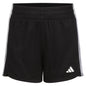 adidas Girls Plus Size 3-Stripes Mesh Shorts Black New