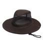 Patchwork Mesh Breathable Bucket Hat Fishing Cycling Windproof Sun Protection Foldable