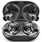 Hupoaf Wireless Earbud Bluetooth Bluetooth Headphones LED Display IPX7 Waterproof in-Ear