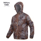 Quick-drying Camouflage Skin Suit Tactical Hooded Outdoor Windbreaker With Breathable Design