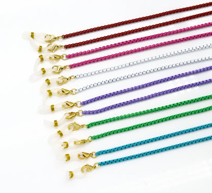 Enamel Box Chain Sunglass Chain, sku#CL29