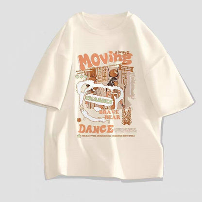 Mens Hong Kong Style Trendy Short Sleeve T Shirt For Summer