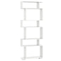 6-Tier Geometric Bookshelf with 2 Anti-Tipping Kits for Home Office