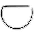 16G 1/2 Classic Annealed 316L Stainless Steel Ring
