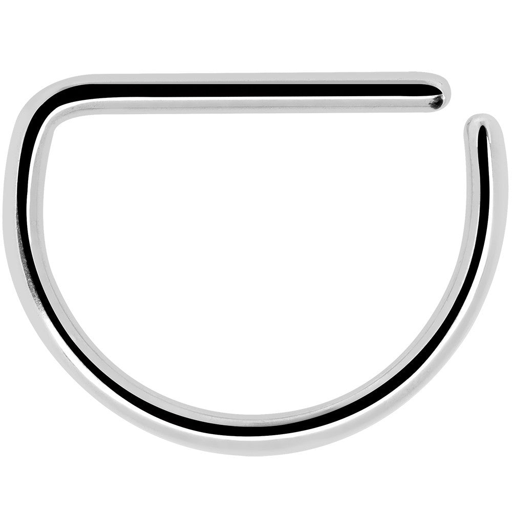 16G 1/2 Classic Annealed 316L Stainless Steel Ring