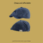 Corduroy Eight-panel Cap Men's Japanese Retro Literary