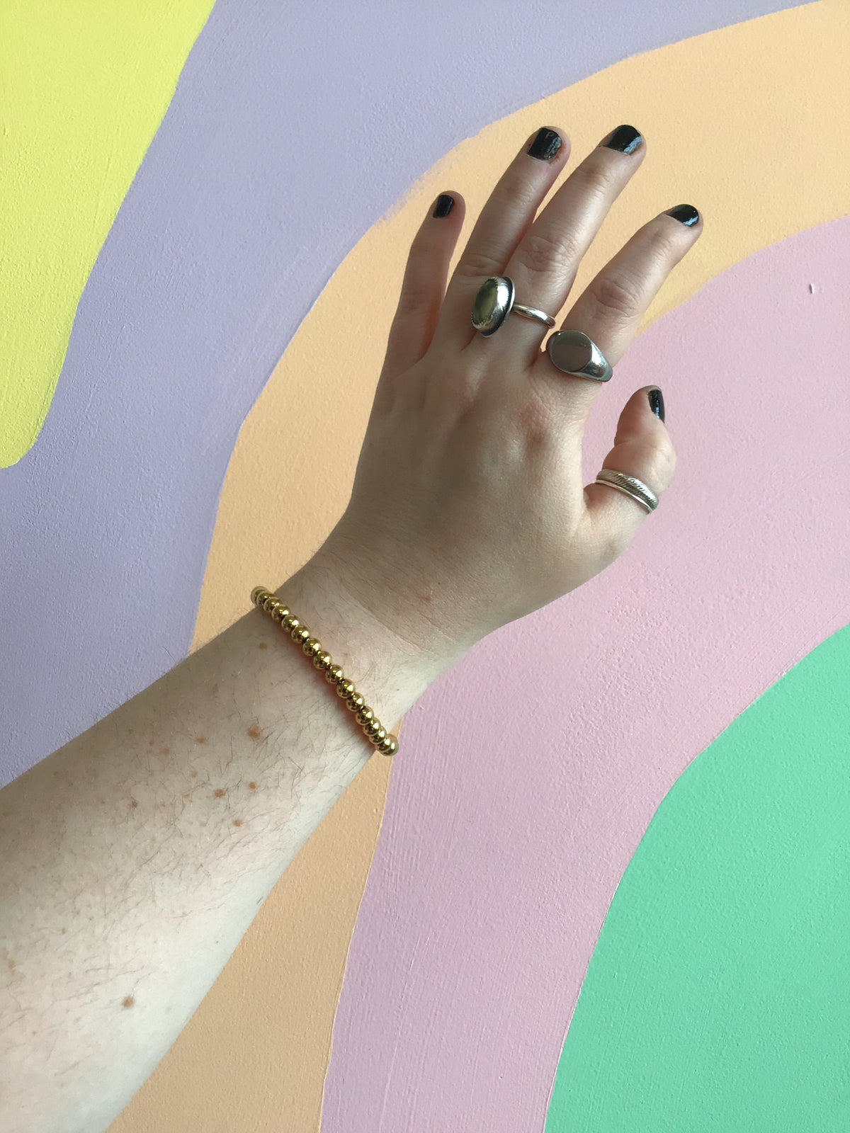 Titanium Bead Bracelet