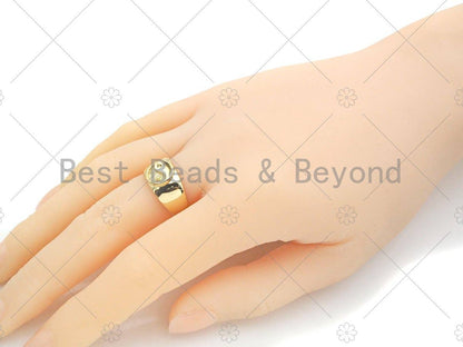 Gold YinYang Signet Ring, Sku#X198