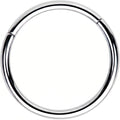 16G 1/2 Solid G23 Implant Grade Titanium Hinged Segment Ring