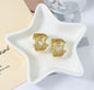 CZ Flower Open Ring, Sku#JL109