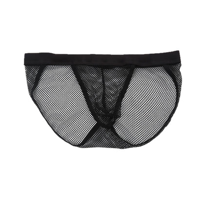 Mens Mesh Underwear Sheer Fishnet Breathable
