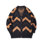 New Fallwinter Mens Long-sleeve Cardigan V-neck Sweater