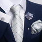 Men's Tie Suit Pocket Square Combo 8