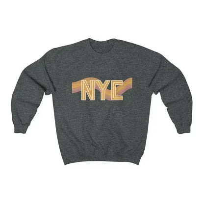 NYC Retro 70's Sweatshirt – Vintage Loose Fit Crewneck