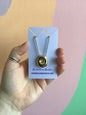 Bubble Letter Initial Necklace