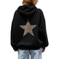 Womens Fashionable Casual Fleece Printed Hoodie