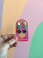 Happy Shapes Acrylic Stud Packs