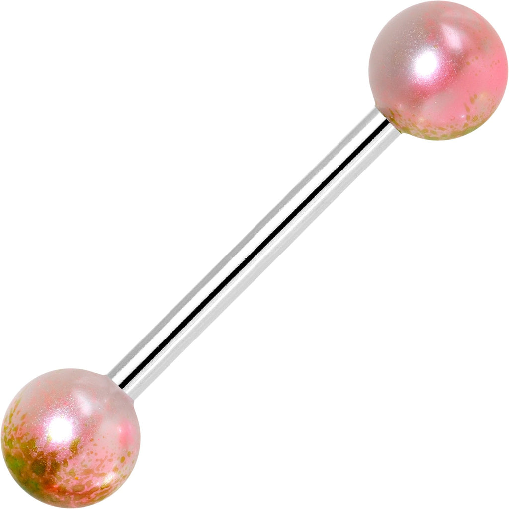 Multi Color Fun Fade Barbell Tongue Ring Set of 4