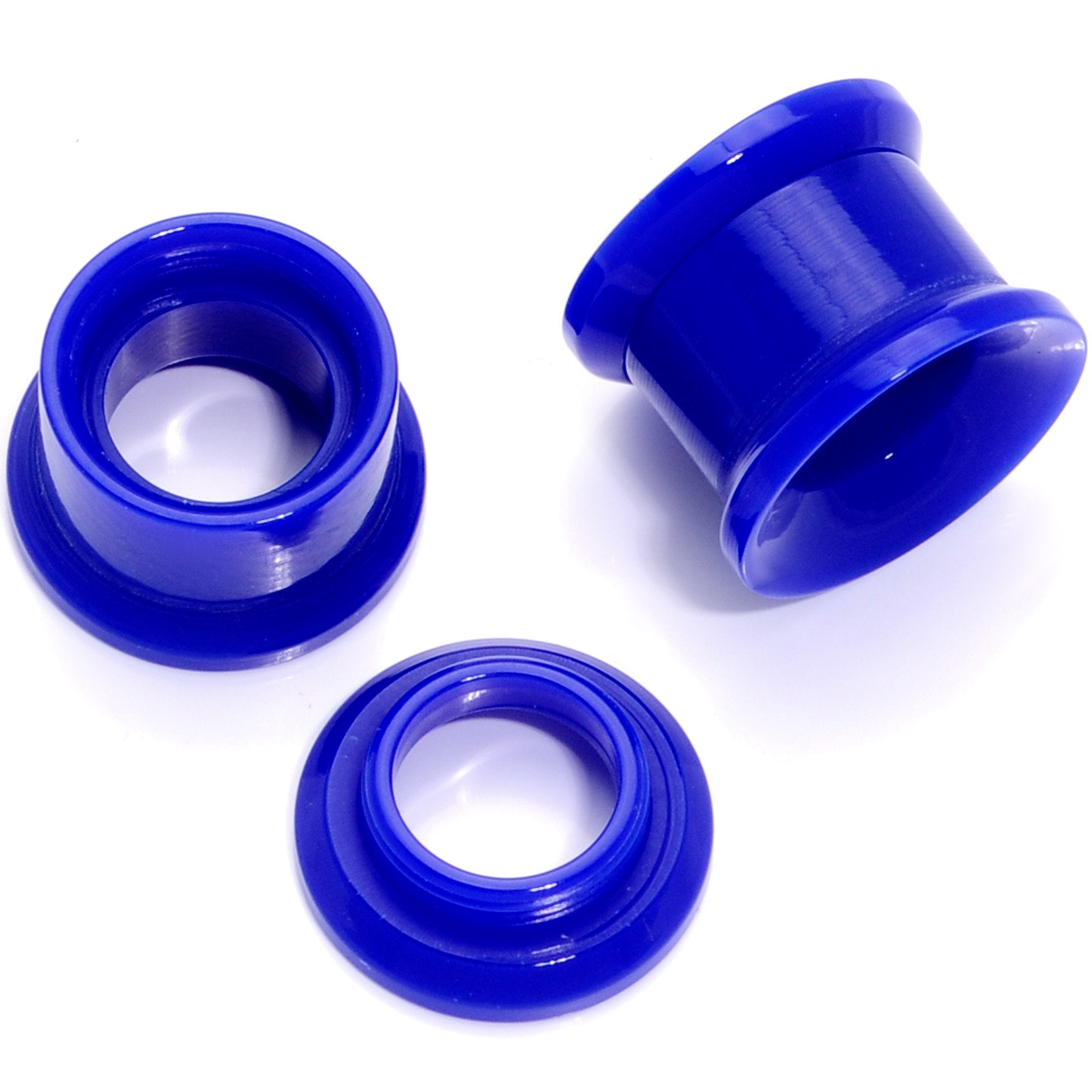 Blue 2 in 1 Interchangeable Screw Fit Plug and Taper Set