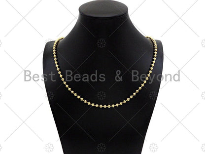 18K Gold/Silver 4mm Solid Lantern Style Chain by yard SKU#67