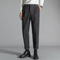 Mens Stylish Slim-fit Wool Casual Pants