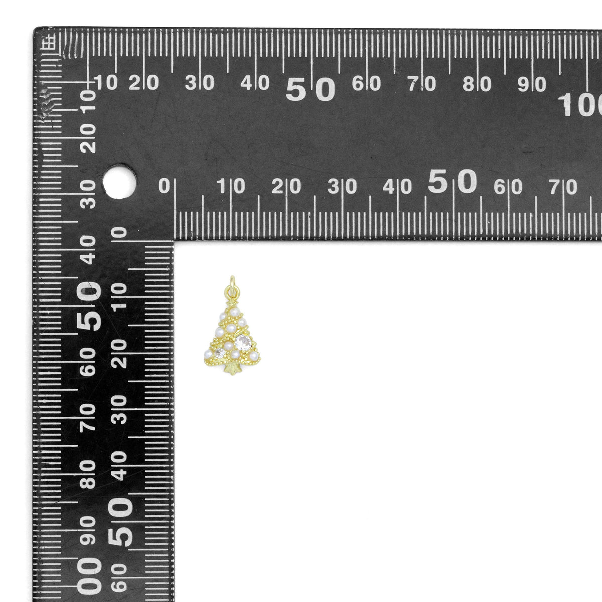White Pearl Trees Charm Pendant,Sku#A483