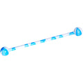 Blue White Cool Camouflage Industrial Barbell 38mm