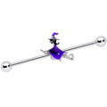 14G Halloween Way of the Witch Barbell Industrial 38mm