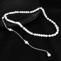 long pearl pendant fringe necklace back body chain