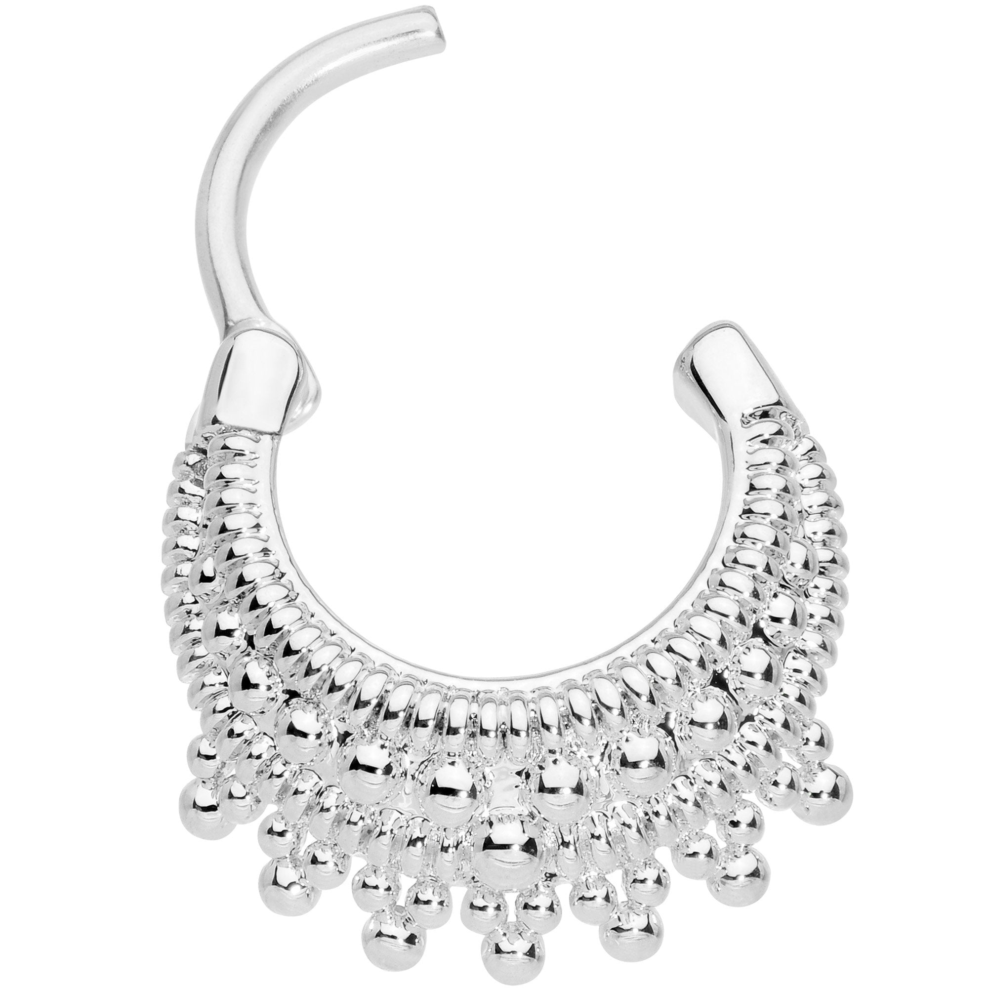 16G 3/8 Debutante Fashion Hinged Septum Ring