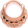 16G 3/8 Rose Gold Tone Always Elegant Septum Clicker