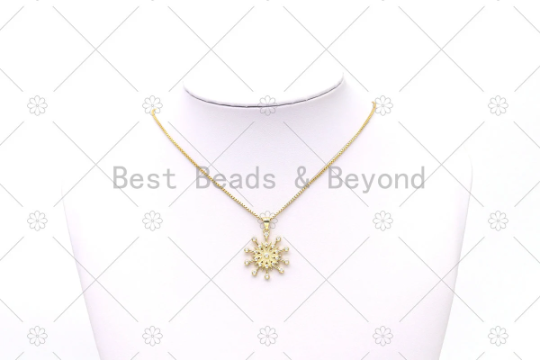 CZ North Star Shape Charm, Sku#LK546