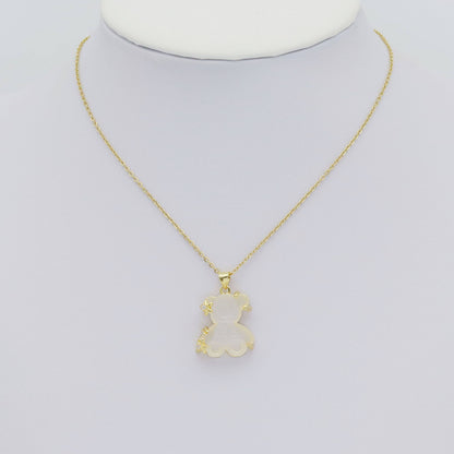 Cute White Bear Charm, Sku#LD539