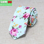 Narrow Casual Patterned Tie For Men