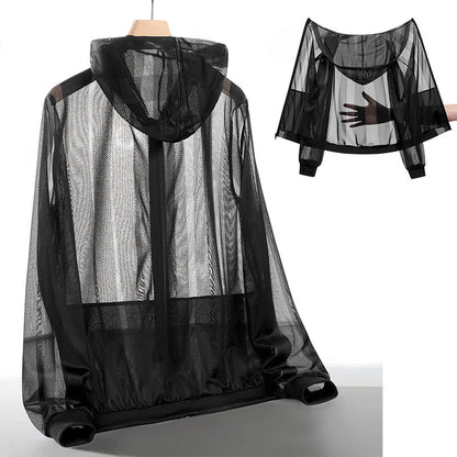 Mens Lightweight Breathable Outdoor Sun-Protective Jacket