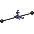 14G Blue Black Spooky Halloween Witch Industrial Barbell 38mm