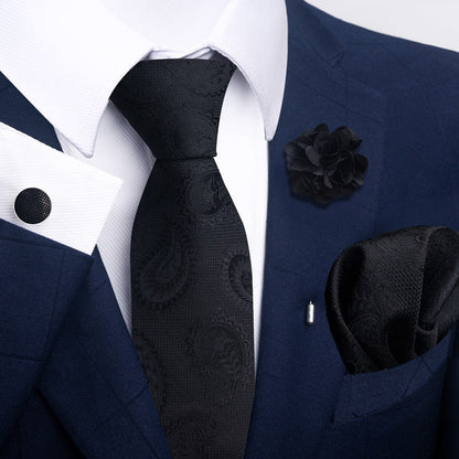 Men's Tie Suit Pocket Square Combo 8