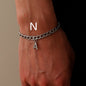 Simple Letter Titanium Steel Bracelet Men's Fashion