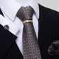 Multi Colored Striped Floral Mens Tie