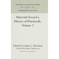 Materials Toward a History of Witchcraft - Hardcover