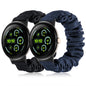 Tovimall Scrunchie Bands Compatible with Google Pixel Watch 3 45mm Watch BandElastic Fabric Watch BandScrunchie Strap Replacement Watch Bands For Women(2 Pack)