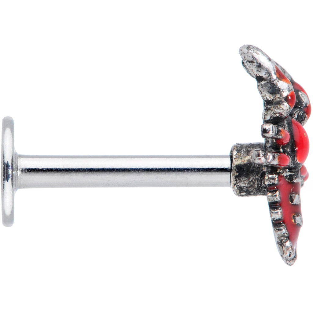 16G 5/16 Atlantic Red Lobster Labret Monroe Tragus