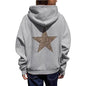 Womens Fashionable Casual Fleece Printed Hoodie