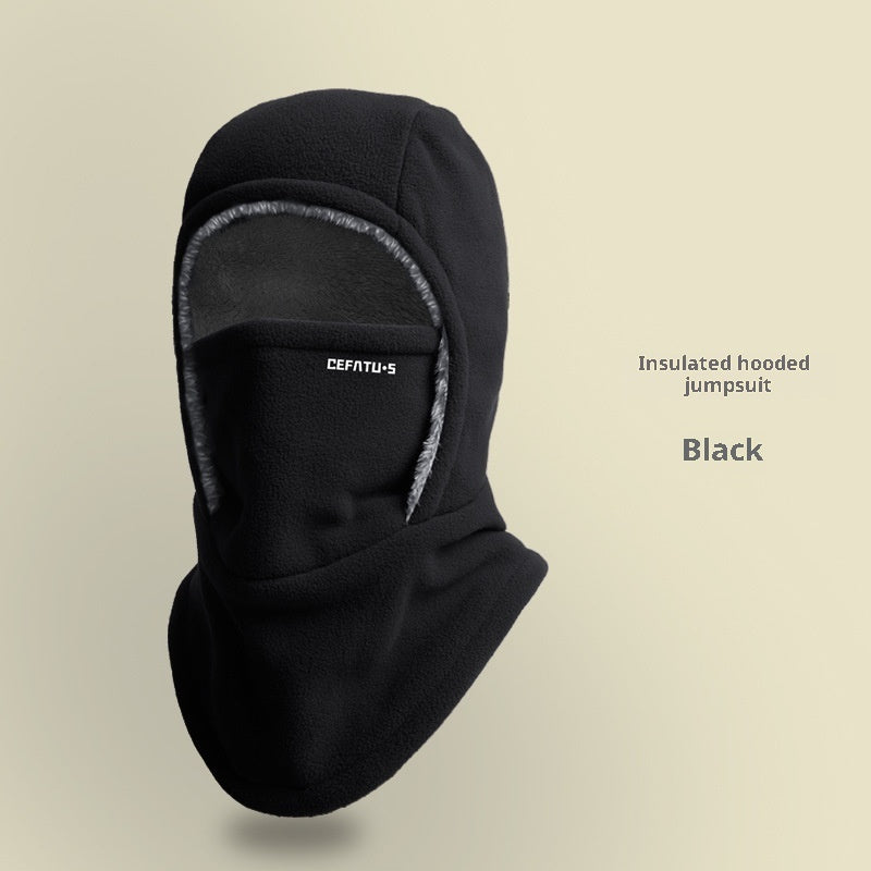 Hat Men's Winter Cycling Warm Artifact Windproof