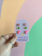 Happy Shapes Acrylic Stud Packs