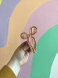 Bow hair claw